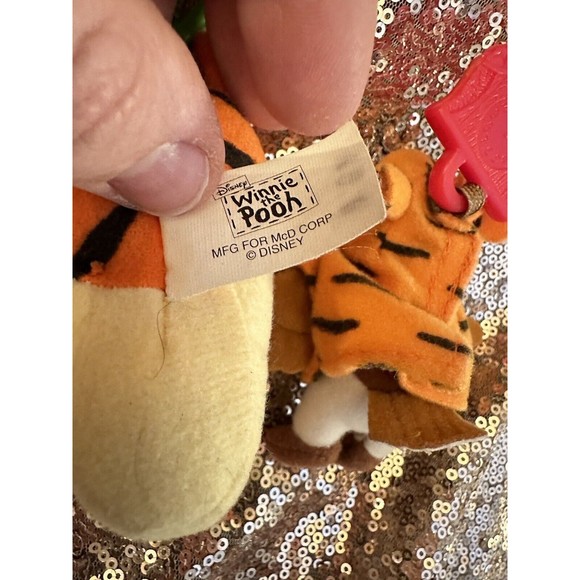 Vintage Disney McDonald s 2 key chains Pooh, Tiger, Owl - Picture 5 of 6